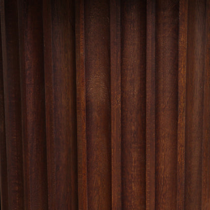 bijzettafel Bullnose omgekeerd bruin Ø 55 cm