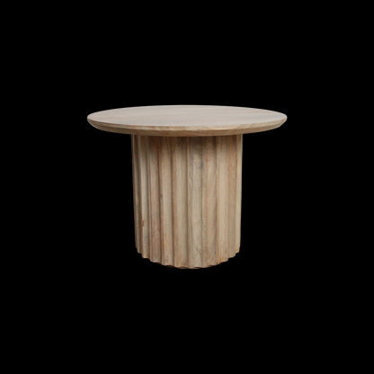 bijzettafel Bullnose omgekeerd naturel Ø 55 cm