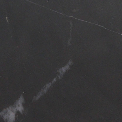 bijzettafel Marmer rond Zwart