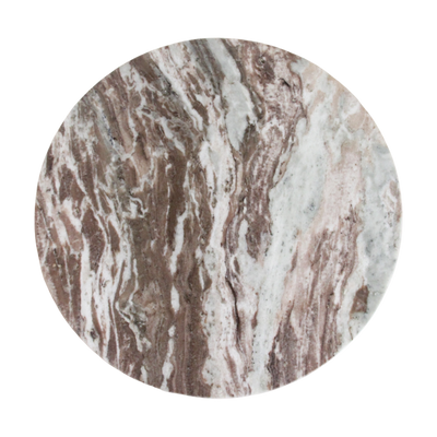 bijzettafel Marmer rond naturel by Raw Materials Amsterdam