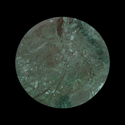 bijzettafel Marmeren rond groen