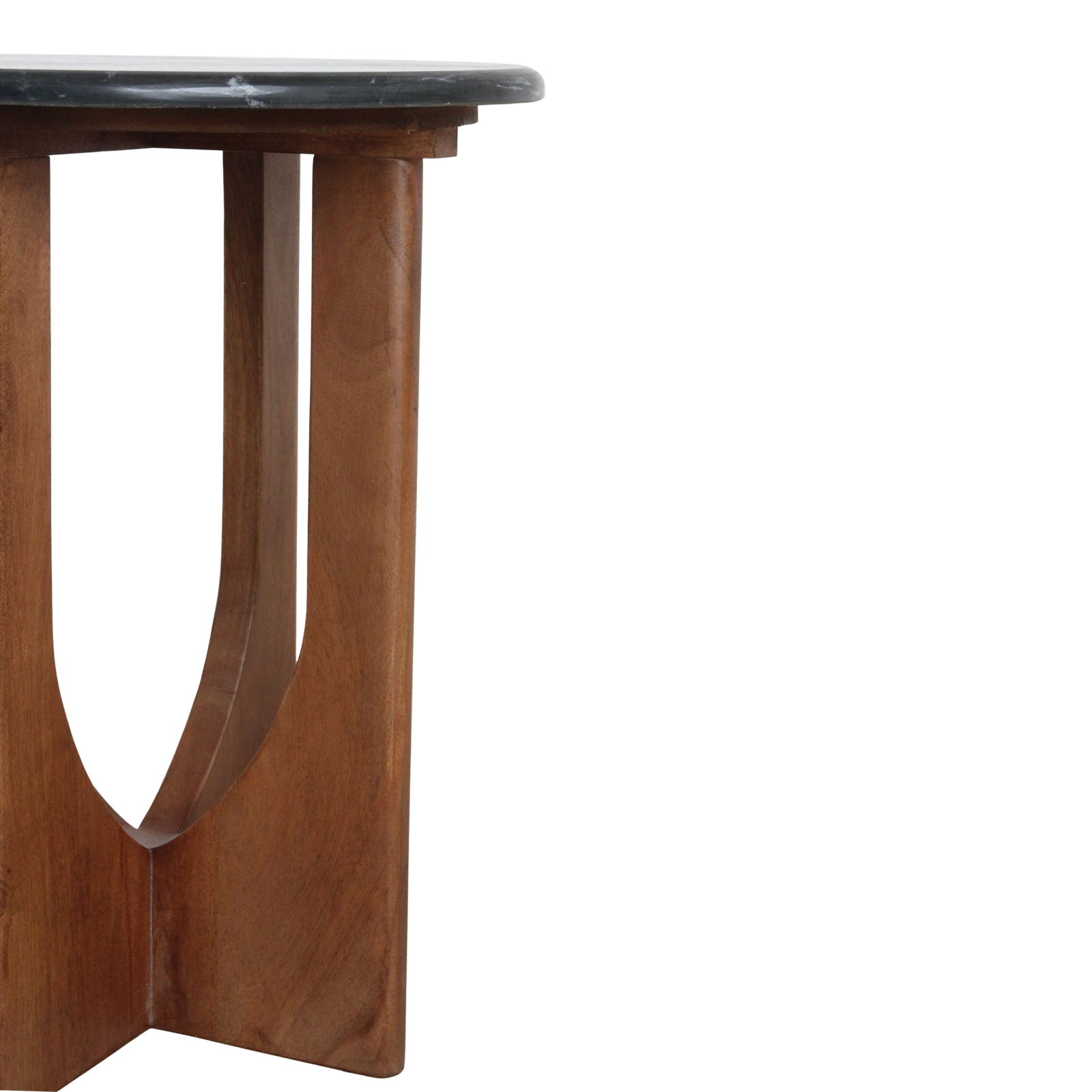 bijzettafel Brunei marmeren - zwart by Raw Materials Amsterdam