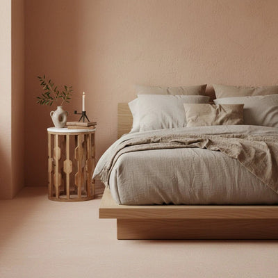 bijzettafel Atjeh marmeren - wit by Raw Materials Amsterdam