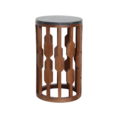 bijzettafel Lampung marmeren -zwart by Raw Materials Amsterdam