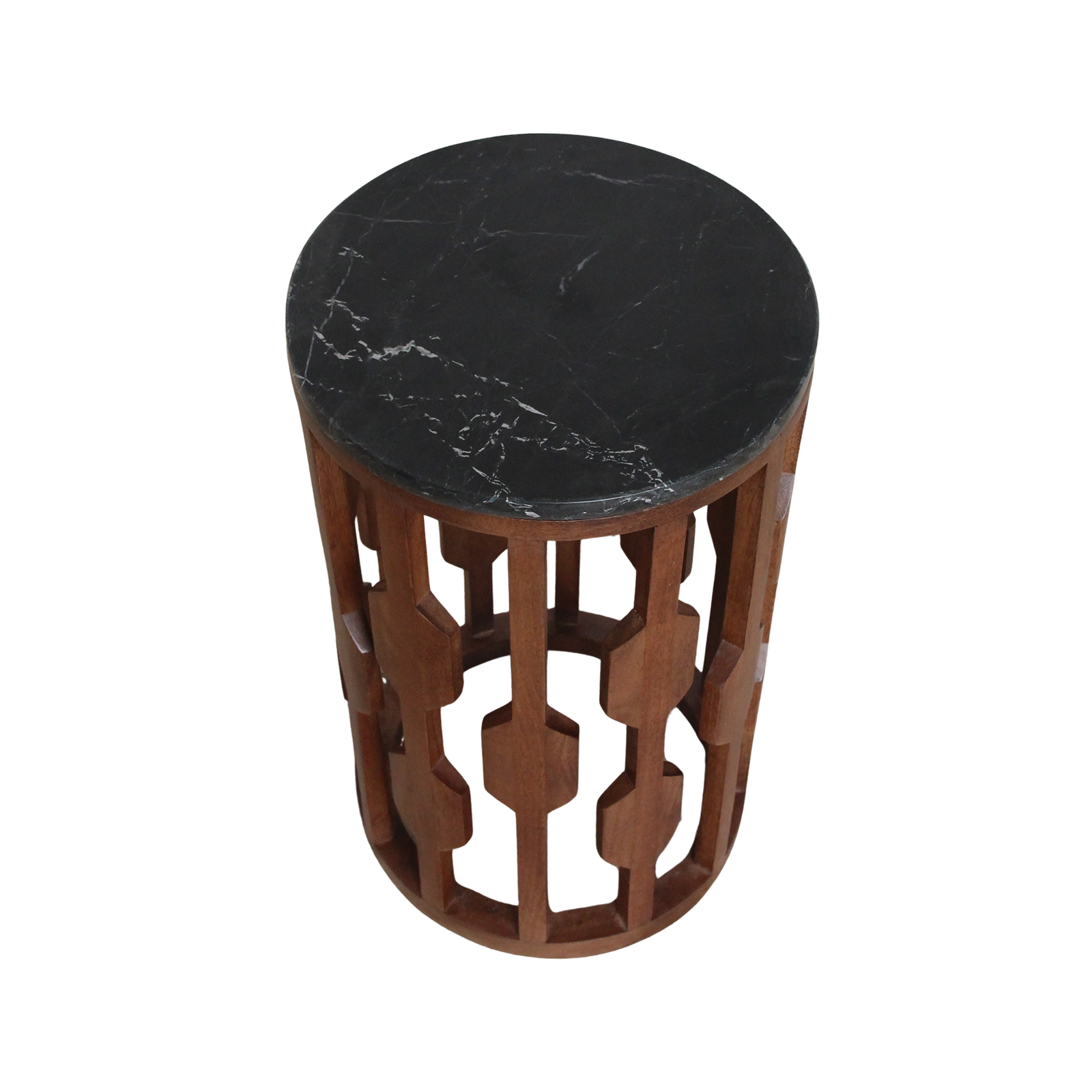 bijzettafel Lampung marmeren -zwart by Raw Materials Amsterdam