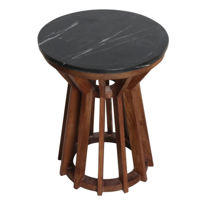 bijzettafel Sabah marmeren zwart by Raw Materials Amsterdam