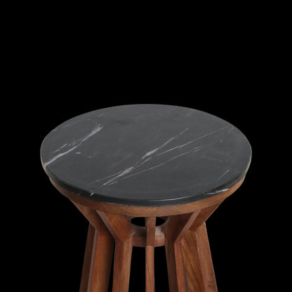 bijzettafel Sabah marmeren zwart