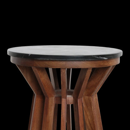 bijzettafel Sabah marmeren zwart