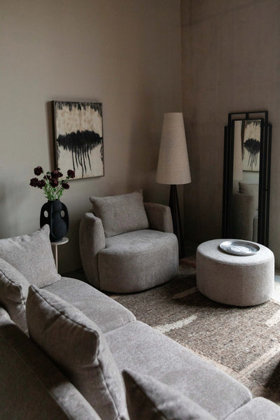 Fauteuil Rocca Cappuccino by Dutchbone