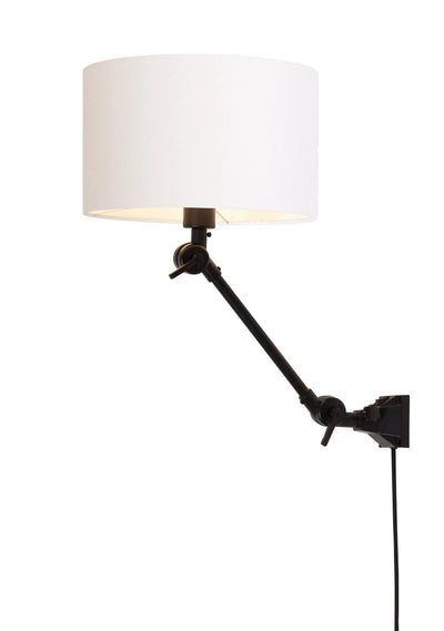 Wandlamp Amsterdam - Wit/Zwart - 65x32x45cm by it's about RoMi