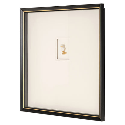 Muurkunst Danni (Zwart/wit)