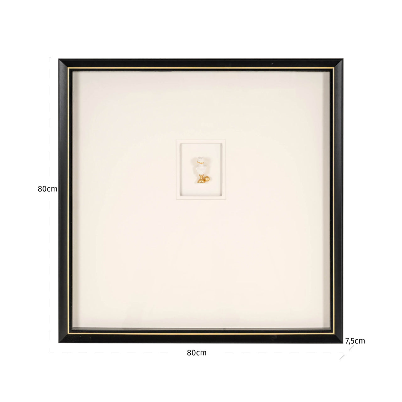 Muurkunst Danni (Zwart/wit)