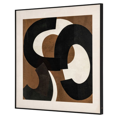 Wanddecoratie Euphoria brown rechts by Richmond Interiors