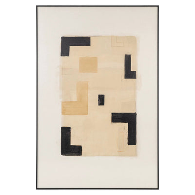 Wandkunst Vortex beige links by Richmond Interiors