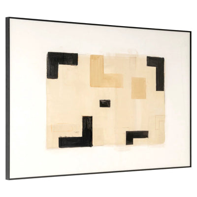 Wandkunst Vortex beige links by Richmond Interiors