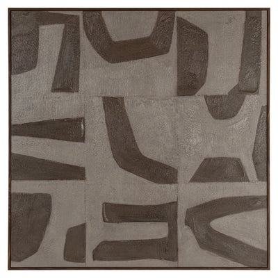 Wanddecoratie Zenith zand rechts by Richmond Interiors