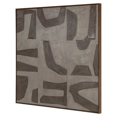 Wanddecoratie Zenith zand rechts by Richmond Interiors