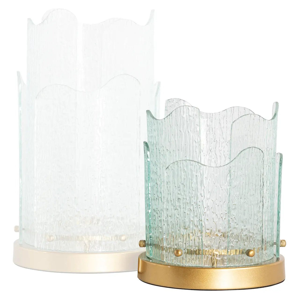 Windlicht Danila goudkleurig groot by Richmond Interiors