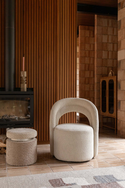 Fauteuil Seina Swivel Beige by Dutchbone