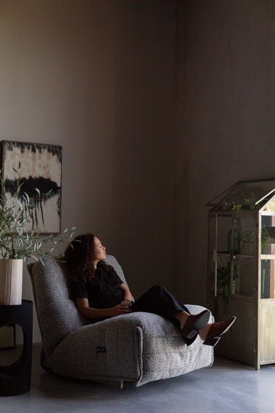 Fauteuil Hamilton Recliner Cappuccino by Dutchbone