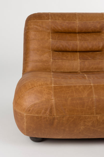 Lounge Chair Wyatt Wax Leather Cognac