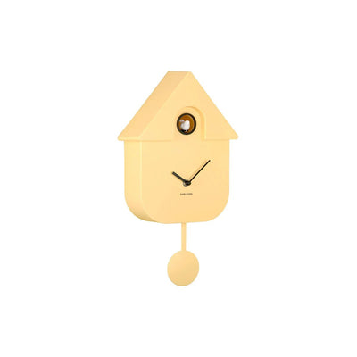 Wandklok Moderne Koekoek Geel by Karlsson