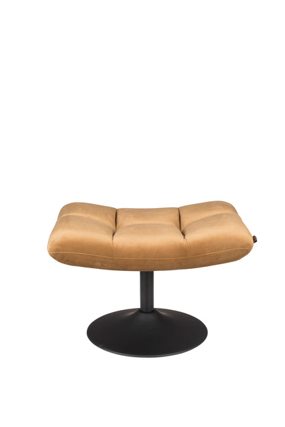 Hocker Bar Velvet Golden Brown