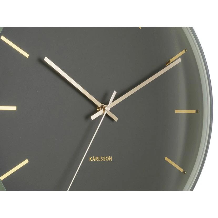 Wandklok Wereldbol Groen by Karlsson