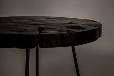 Bijzettafel Kraton Chocolate Black L by Dutchbone