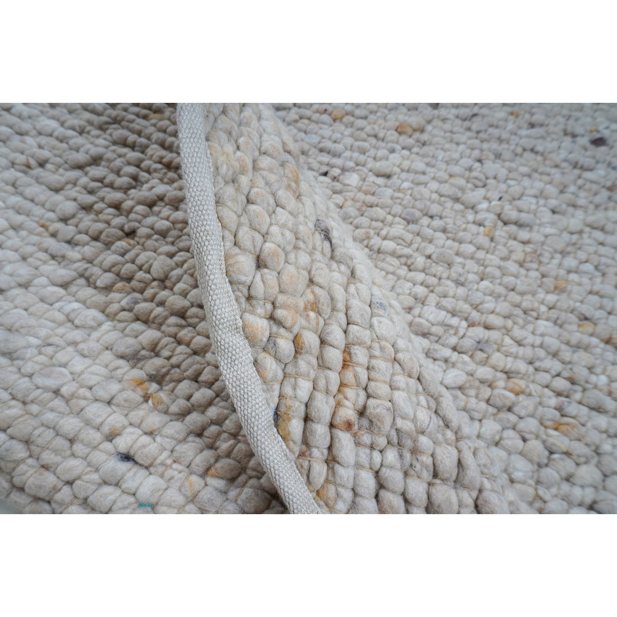 Vloerkleed Steve Beige Rond ø200 cm