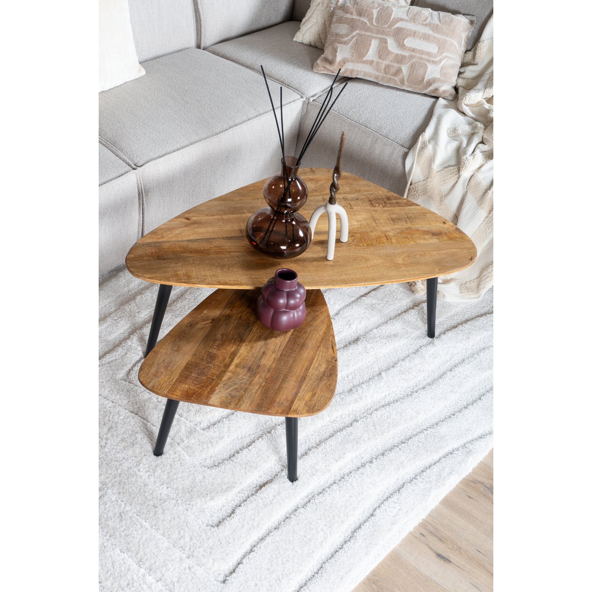 Vloerkleed Lima Creme 160 x 230 cm