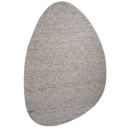 Vloerkleed Stone Donker Beige - Kiezelvormig 160 x 230 cm