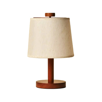 Tafellamp oplaadbaar Rover kastanje bruin hout by Tavellio - Amsterdam