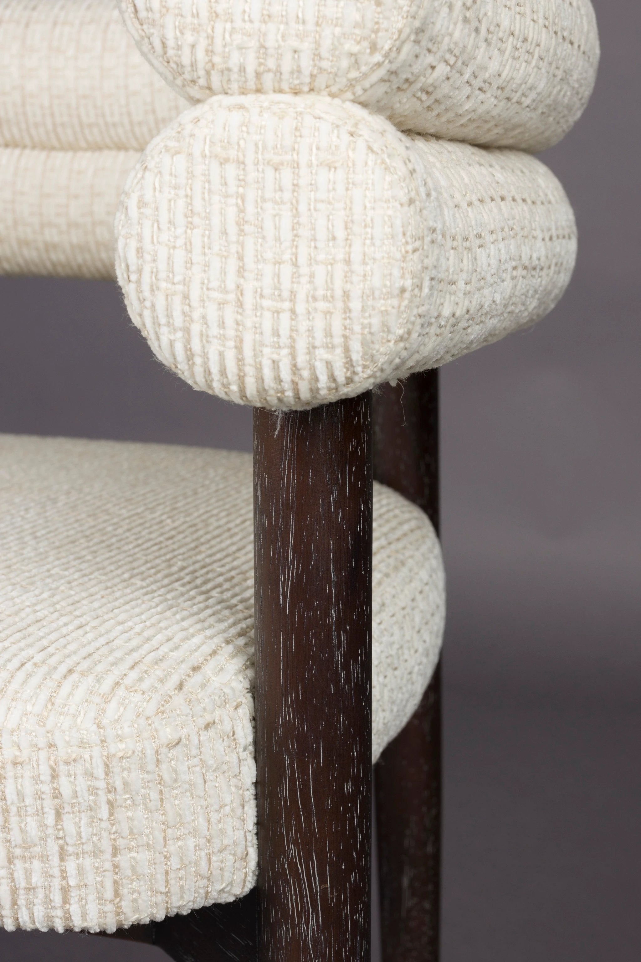 Eetkamerstoel Sela Off White by Dutchbone