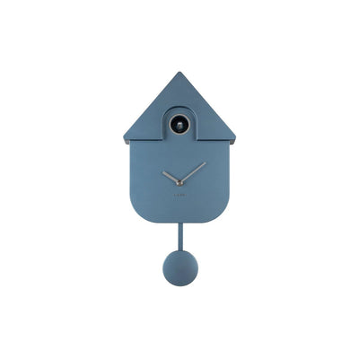 Wandklok Moderne Koekoek Metallic Blauw by Karlsson