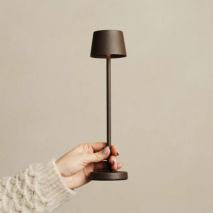 Tafellamp oplaadbaar Vondel Mini Mokka Bruin