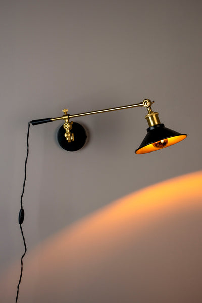 Wandlamp Penelope Black by Dutchbone