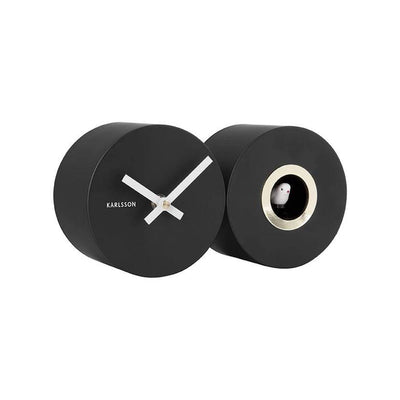 Wandklok Duo Koekoek Zwart by Karlsson