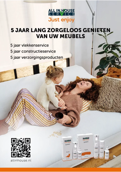 All In House Vlekkenservice | 2x Stoelen/2x Barkrukken /1x Fauteuil | 5 jaar Service by All In House