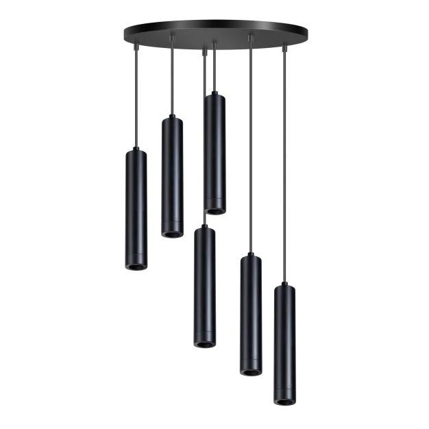 Hanglamp Miller Zwart 6L by ETH