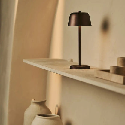 Tafellamp oplaadbaar Anton Espresso Brown