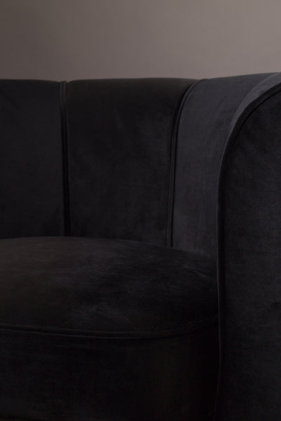 Fauteuil Flower Black by Dutchbone