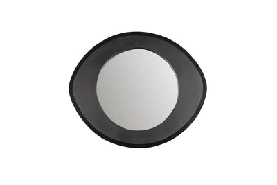 Spiegel Aren Wood Black S by Dutchbone