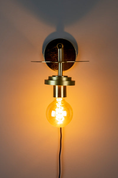 Wandlamp Aden Brass by Dutchbone