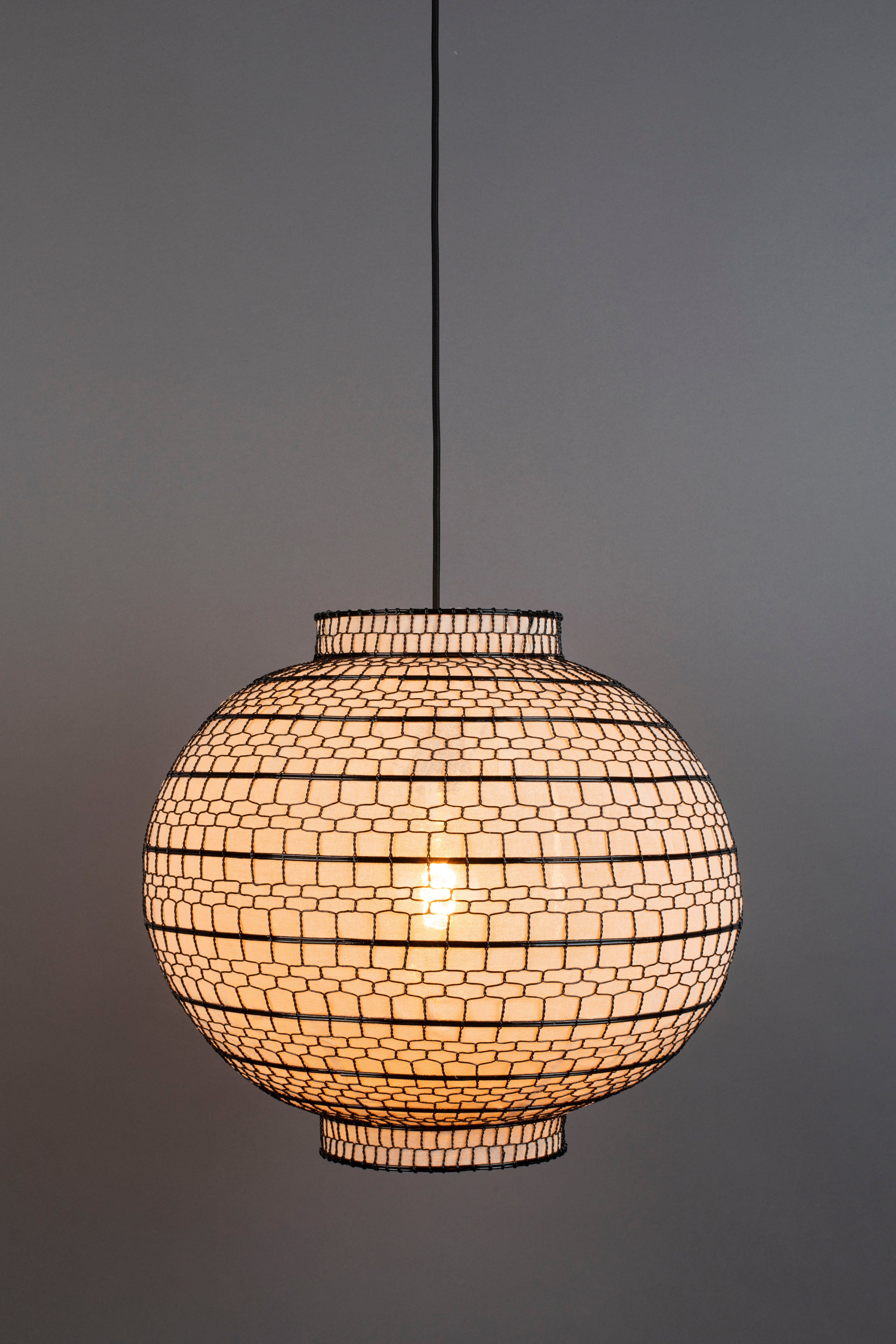Pendant Lamp Ming Round 45