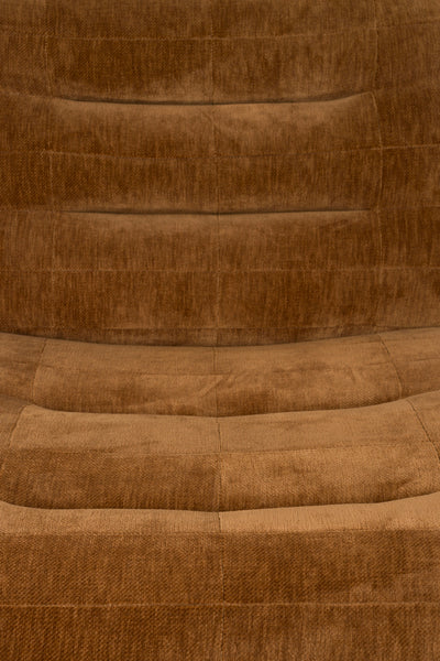 Fauteuil Wyatt Velours Cognac by Dutchbone