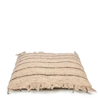 De Oh My Gee Kussenhoes - Beige Zwart - 60x60 by Bazar Bizar Antwerp