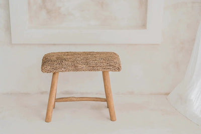De Raffia Bank - 60cm by Bazar Bizar Antwerp