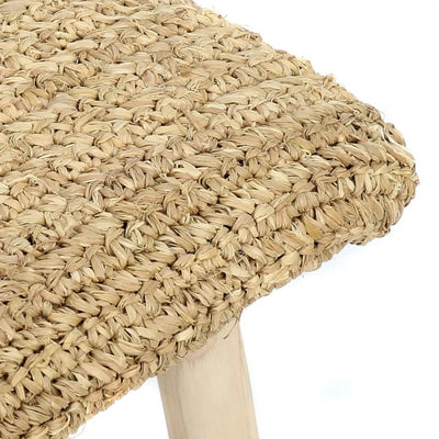 De Raffia Bank - 60cm by Bazar Bizar Antwerp