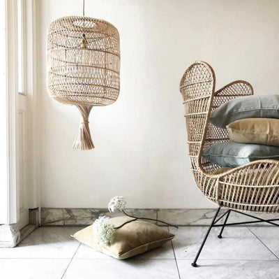 De Dumpling Hanglamp / Vloerlamp - Naturel - S by Bazar Bizar Antwerp